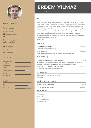 Sağlık Çalışanı Cv Örnekleri cv indir